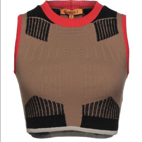 NWT YEEZY Season 3 2016 Knit Crop Top Vest - Picture 3 of 9